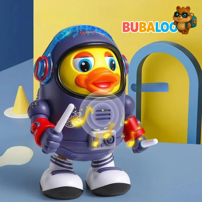 (FRETE GRÁTIS + 30% OFF) Pato Espacial Dançarino com som e Luz