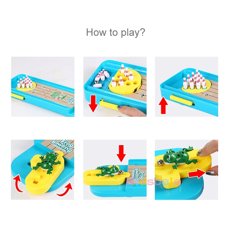 Mini jogo de boliche de mesa