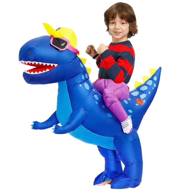 Fantasia inflável infantil de dinossauro, anime Purim, Halloween