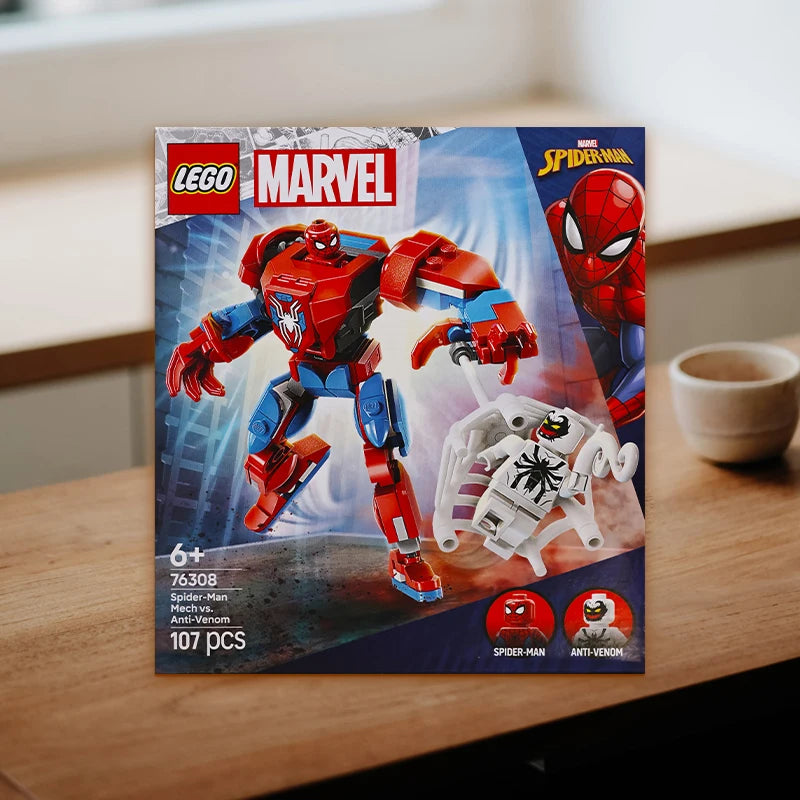 Lego 76308 Homem-Aranha Mecha Vs. Antivírus Marvel Série 2025