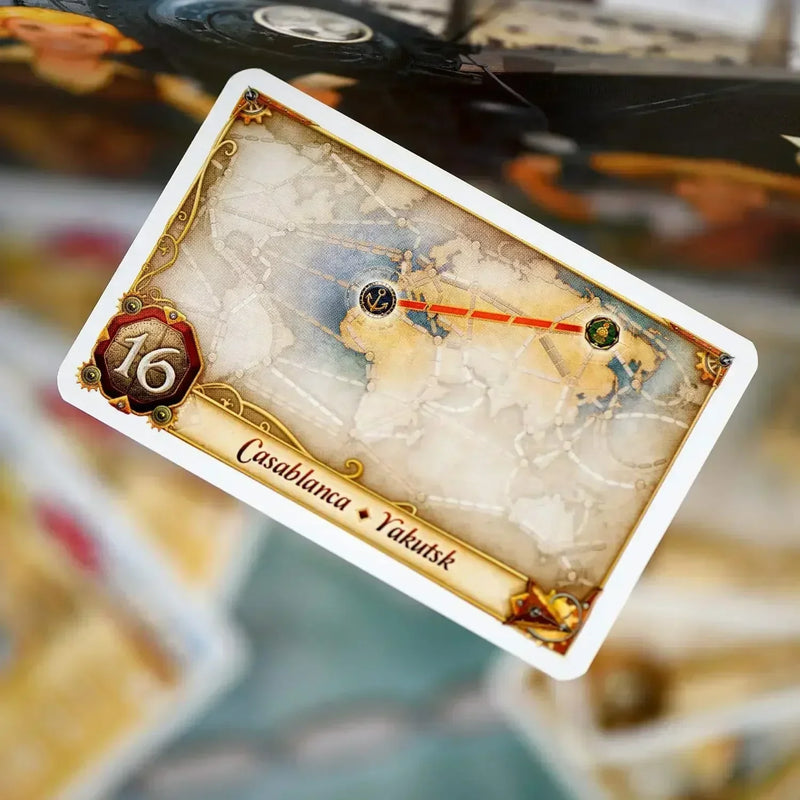 Ticket to Ride Rails & Sails Jogo de tabuleiro Inglês Família Multijogador