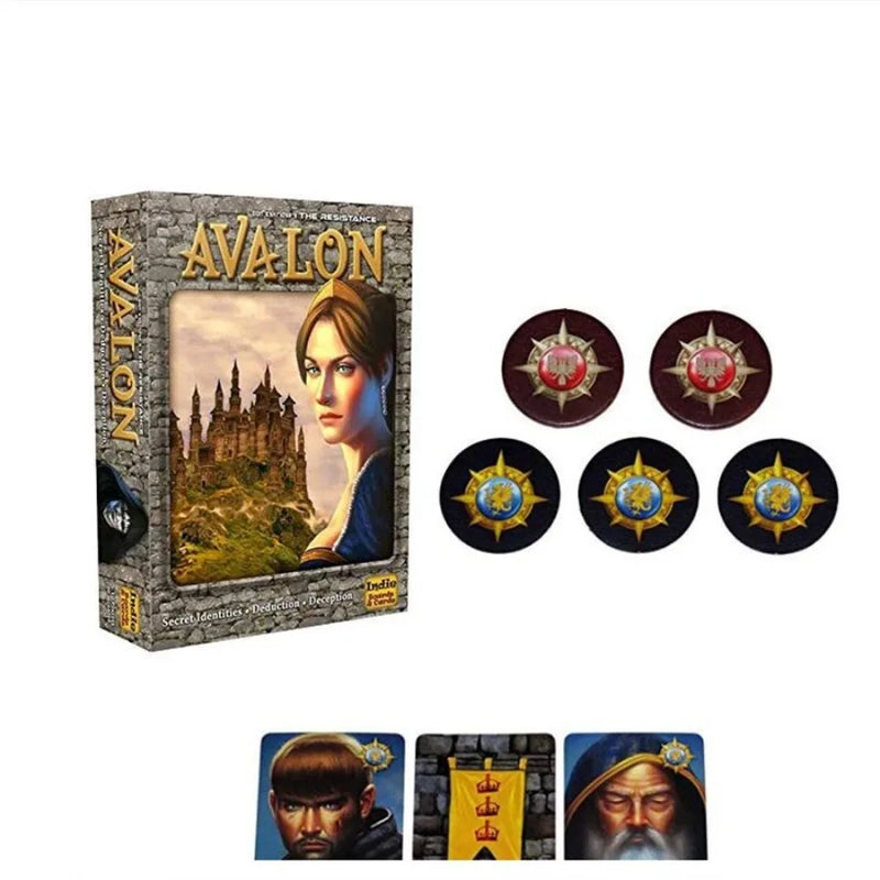 Jogo de tabuleiro Avalon, adequado para reuniões, festas
