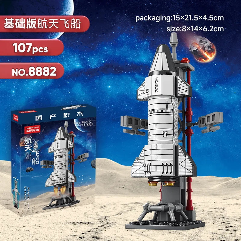 Blocos de construção de figuras de astronauta de 6 a 14 anos