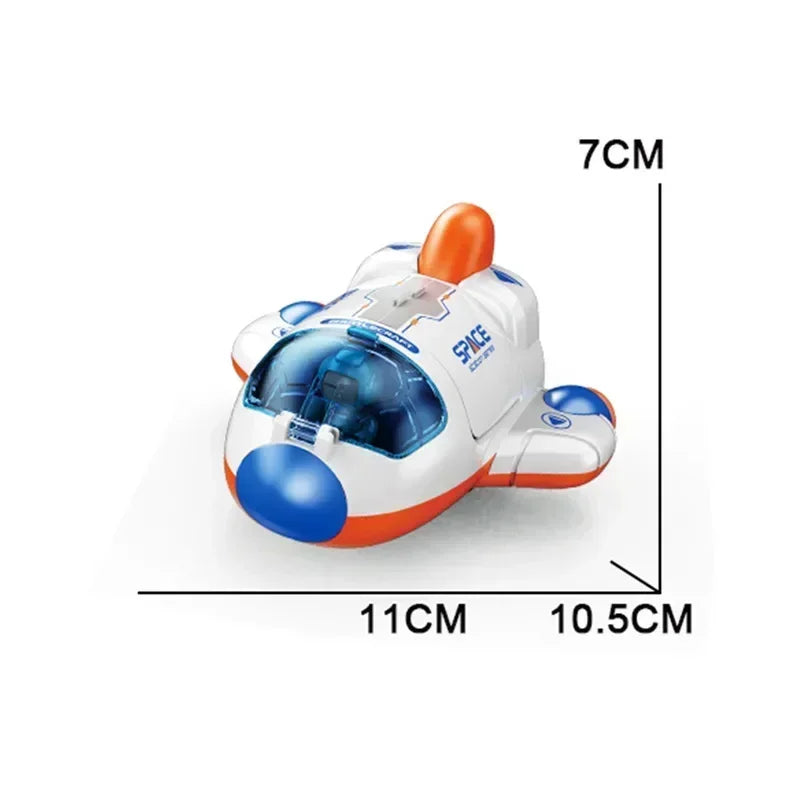 Carro de brinquedo espacial quebra-cabeça infantil