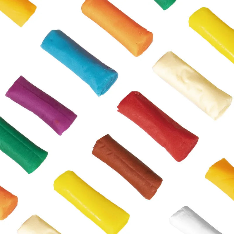 Brinquedo de argila colorida 3D para crianças