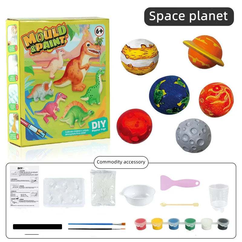 Kit de pintura de gesso para crianças