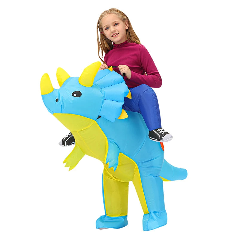 Fantasia inflável infantil de dinossauro, anime Purim, Halloween