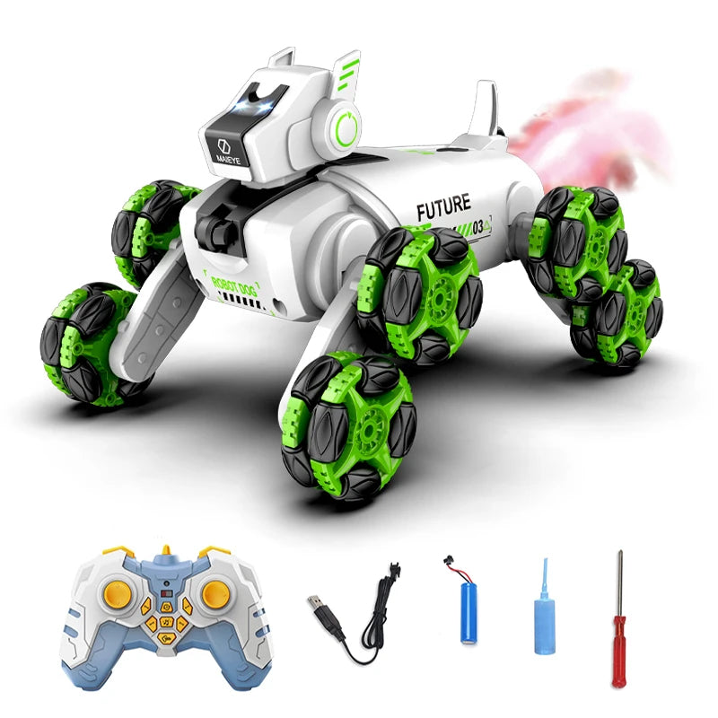 Cão robô de controle remoto 2.4G