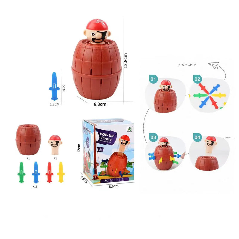 Barril de Pirata Jogo da Sorte