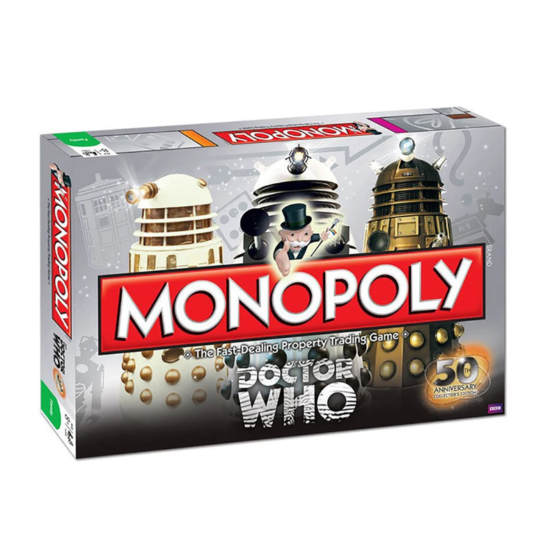 Brinquedos da série Doctor Who da Monopoly