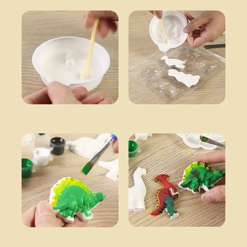 Kit de pintura de gesso para crianças