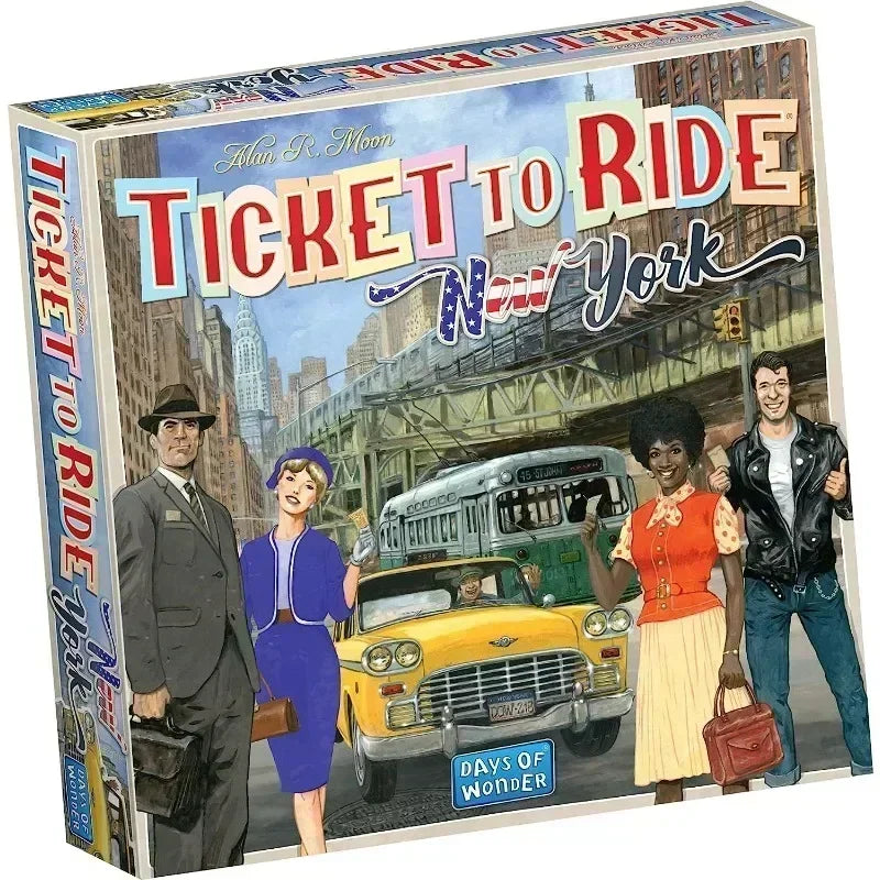Ticket to Ride Rails & Sails Jogo de tabuleiro Inglês Família Multijogador