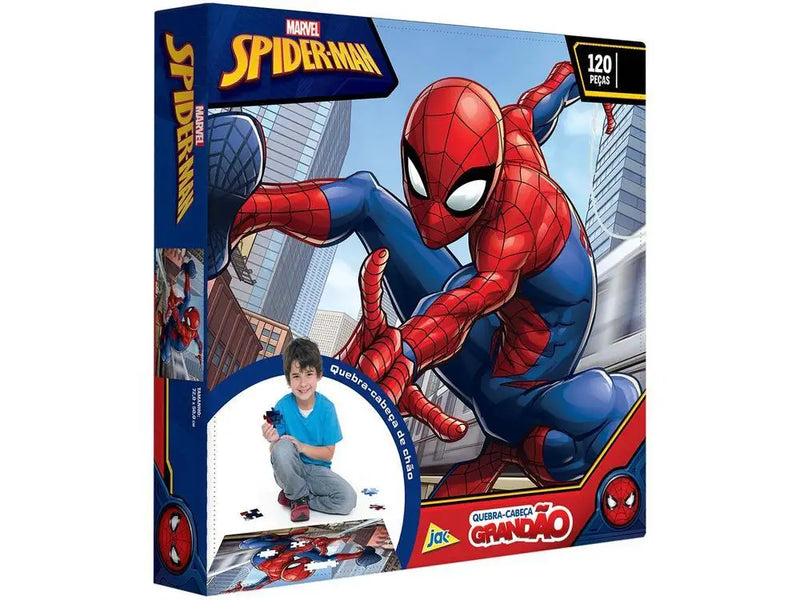 Quebra-cabeça 120 Peças Homem-Aranha Big Jak