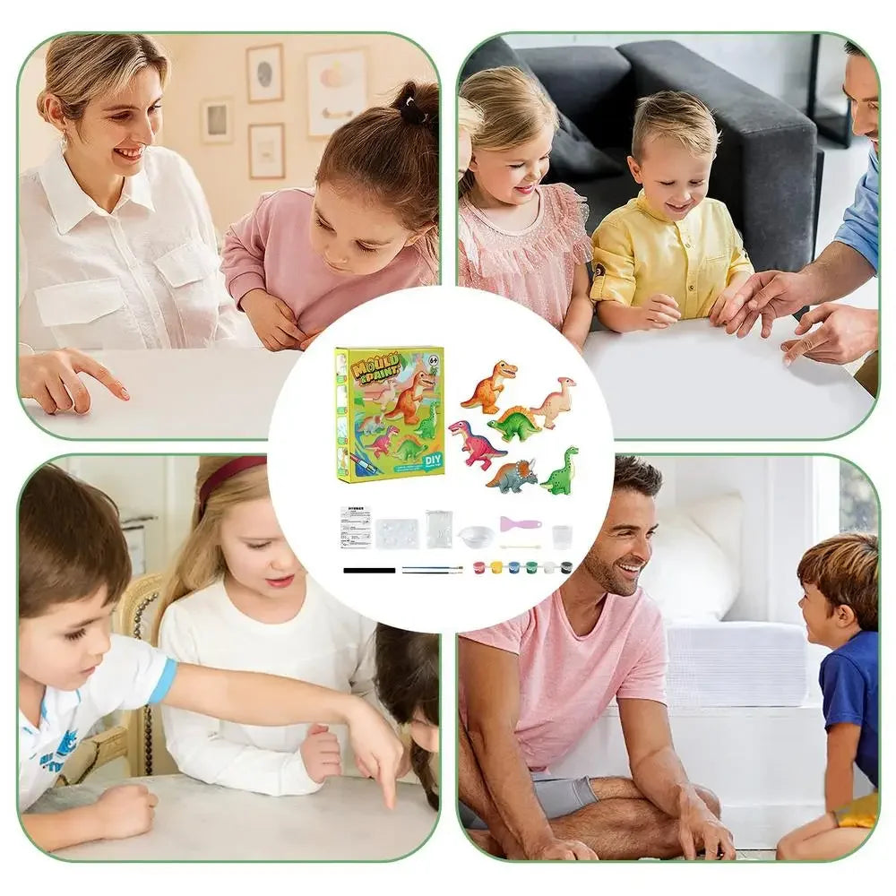 Kit de pintura de gesso para crianças