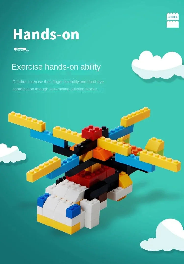 1000 blocos de construção criativos DIY