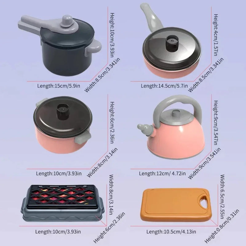 Conjunto de brinquedos de cozinha