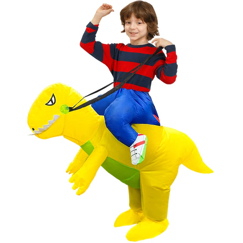 Fantasia inflável infantil de dinossauro, anime Purim, Halloween