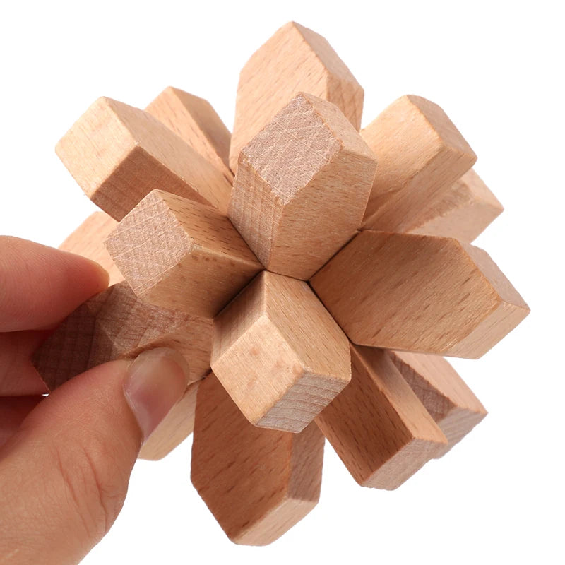 Quebra-cabeça de QI, brinquedo educacional para crianças, jogo de quebra-cabeça 3D
