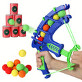 Brinquedo de tiro ao alvo com balas macias para crianças