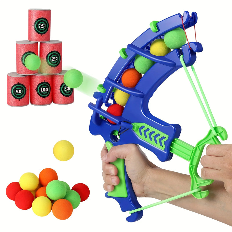 Brinquedo de tiro ao alvo com balas macias para crianças