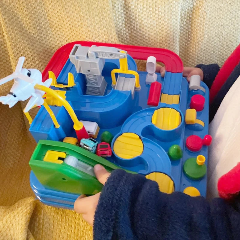 jogo de aventura para crianças, trem interativo mecânico para cérebro