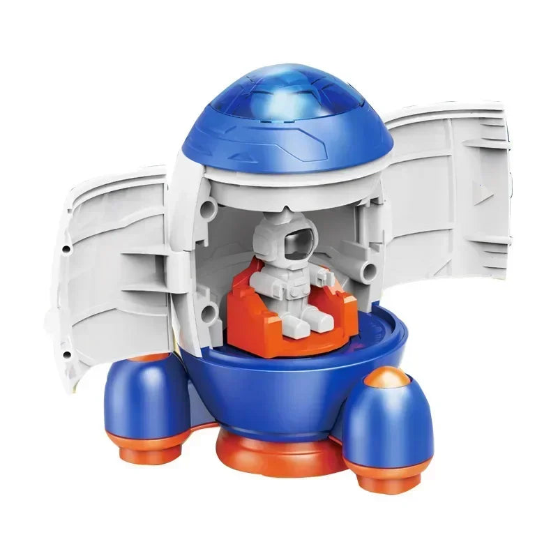 Carro de brinquedo espacial quebra-cabeça infantil