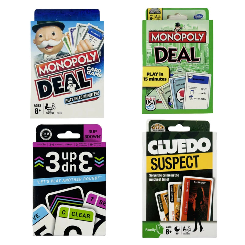 Monopoly Deal Jogo de cartas com dicas rápidas para famílias