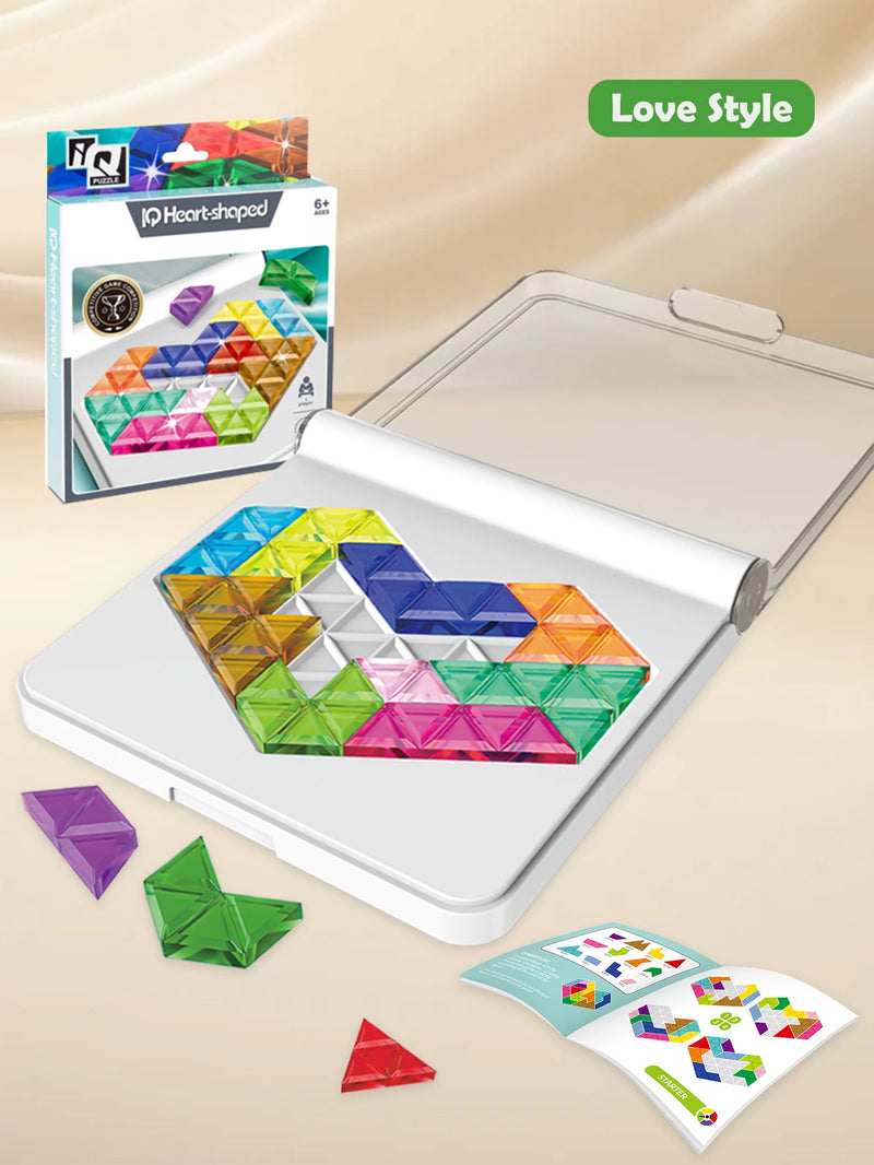 Brinquedos de quebra-cabeça. Treinamento de raciocínio lógico
