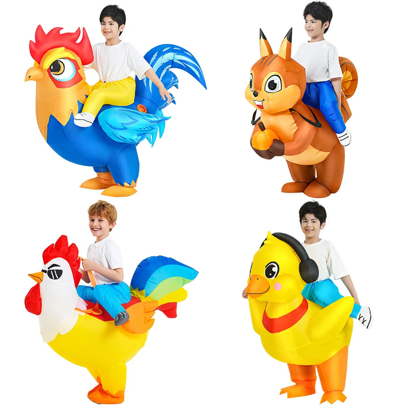 Fantasia inflável infantil de dinossauro, anime Purim, Halloween