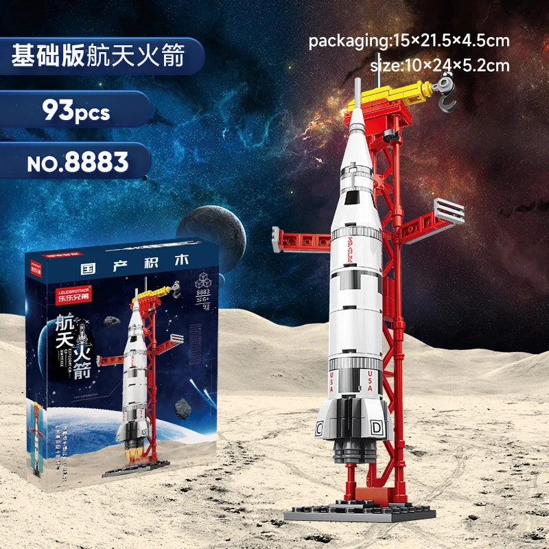 Blocos de construção de figuras de astronauta de 6 a 14 anos