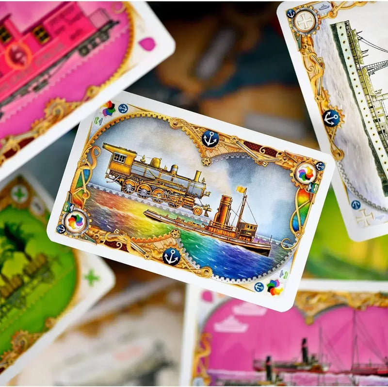 Ticket to Ride Rails & Sails Jogo de tabuleiro Inglês Família Multijogador