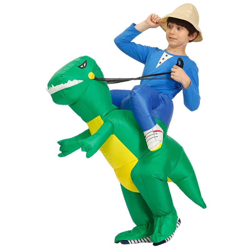 Fantasia inflável infantil de dinossauro, anime Purim, Halloween