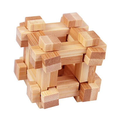 Quebra-cabeça de QI, brinquedo educacional para crianças, jogo de quebra-cabeça 3D