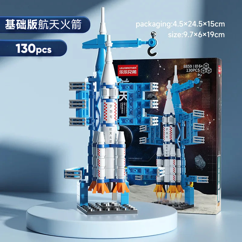 Blocos de construção de figuras de astronauta de 6 a 14 anos