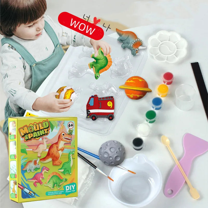 Kit de pintura de gesso para crianças