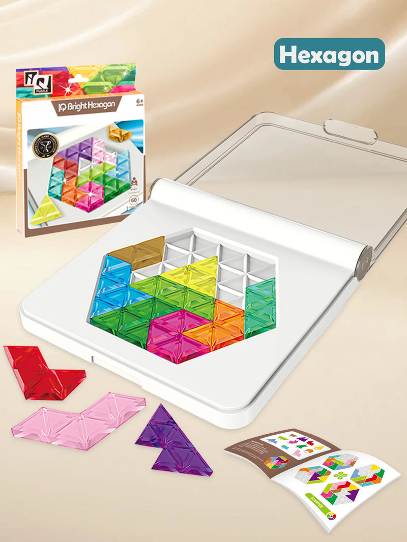 Brinquedos de quebra-cabeça. Treinamento de raciocínio lógico