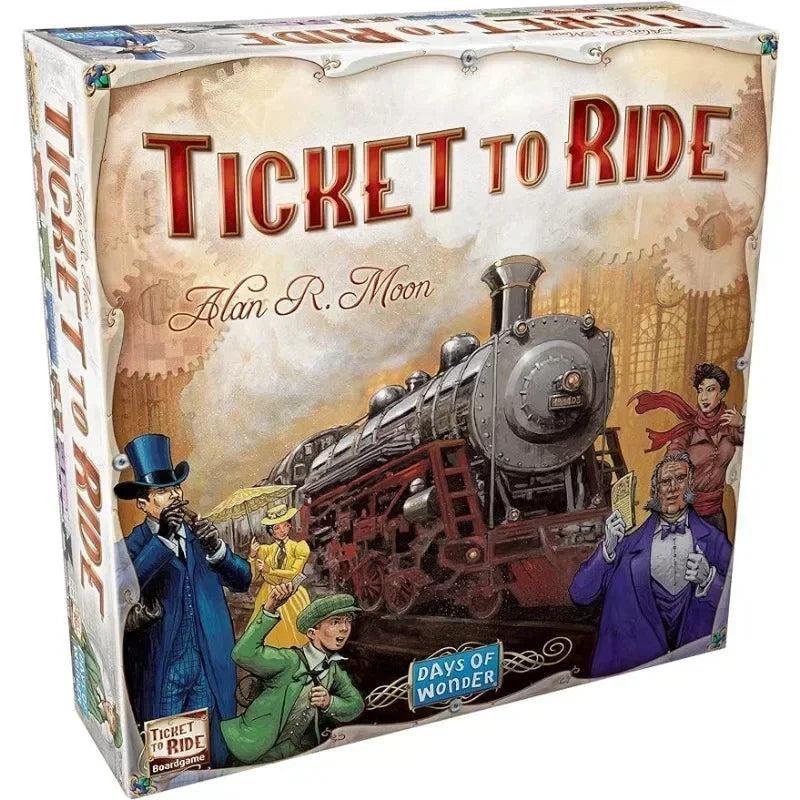 Ticket to Ride Rails & Sails Jogo de tabuleiro Inglês Família Multijogador
