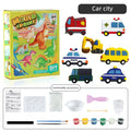 Kit de pintura de gesso para crianças