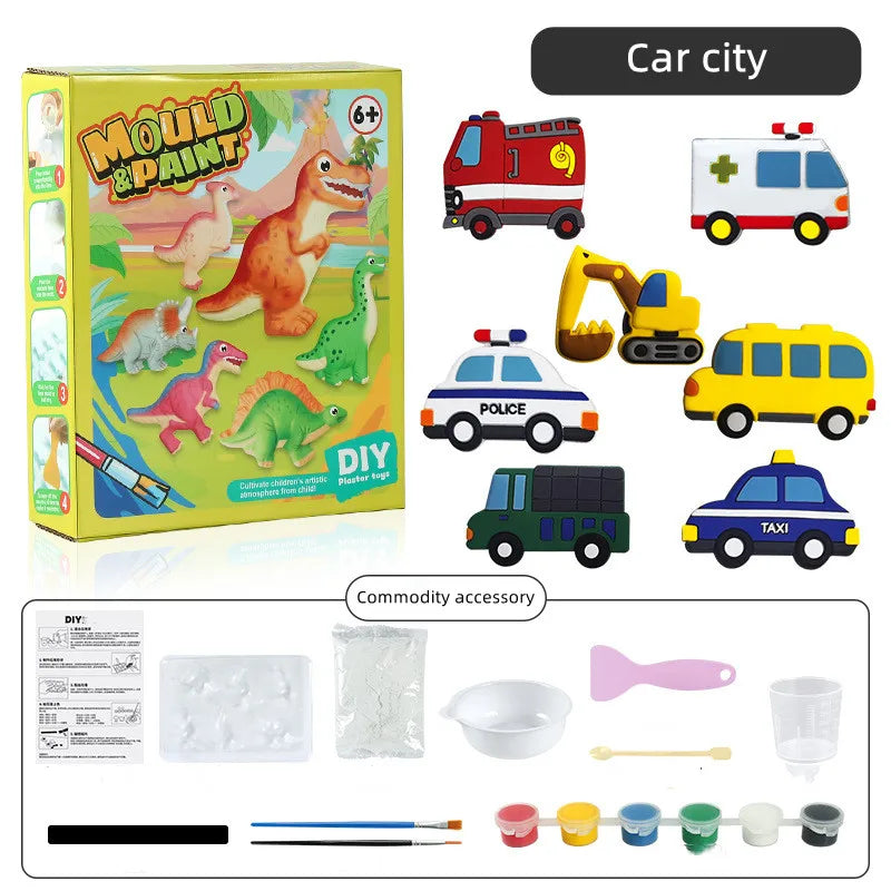 Kit de pintura de gesso para crianças