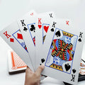 Cartas de pôquer grandes, 4 vezes maiores, para adultos e crianças
