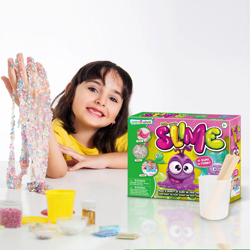 Novos kits para fazer slime, kits de experimentos científicos