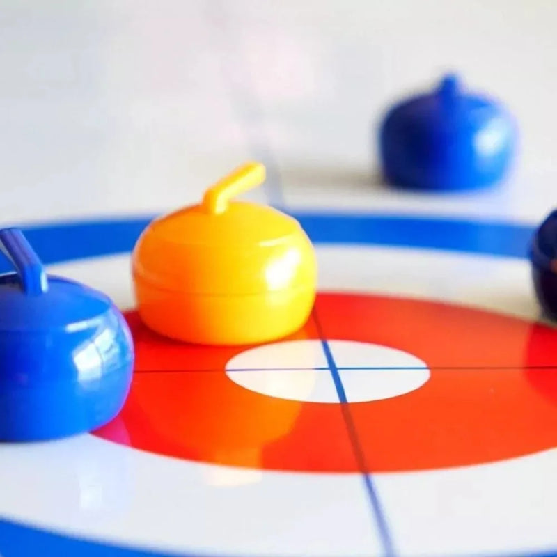 Jogo de curling de mesa dobrável Mini brinquedos interativos