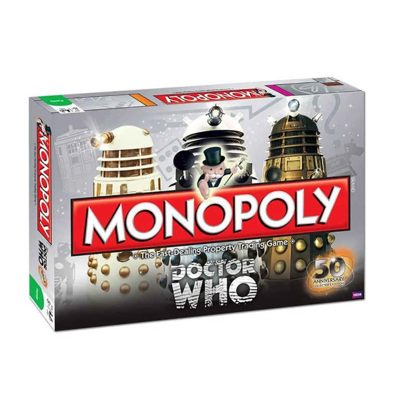 Brinquedos da série Doctor Who da Monopoly