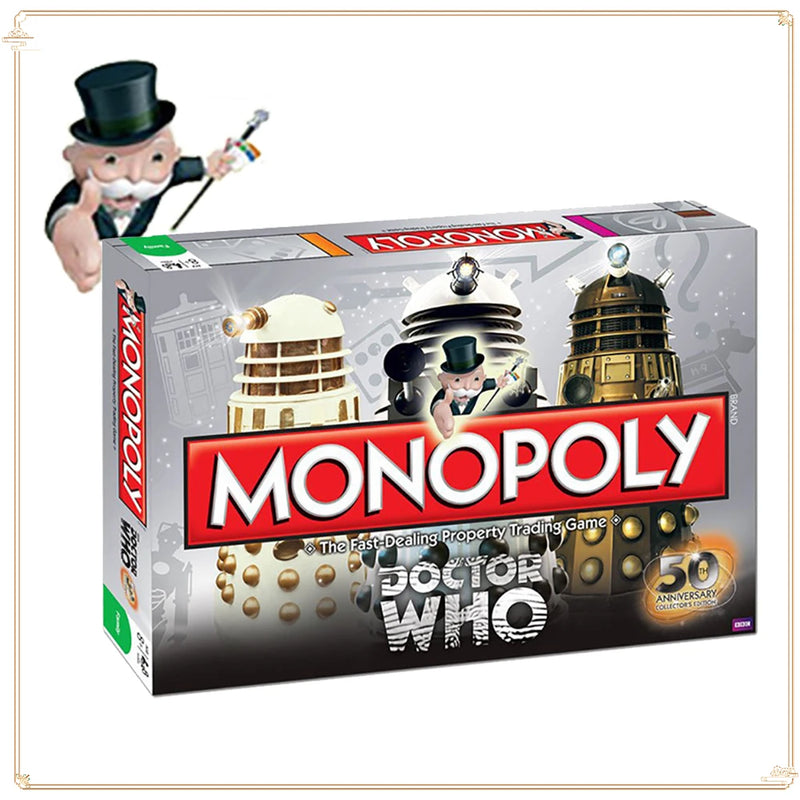 Brinquedos da série Doctor Who da Monopoly