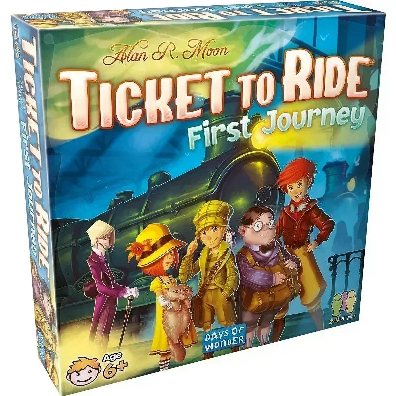 Ticket to Ride Rails & Sails Jogo de tabuleiro Inglês Família Multijogador