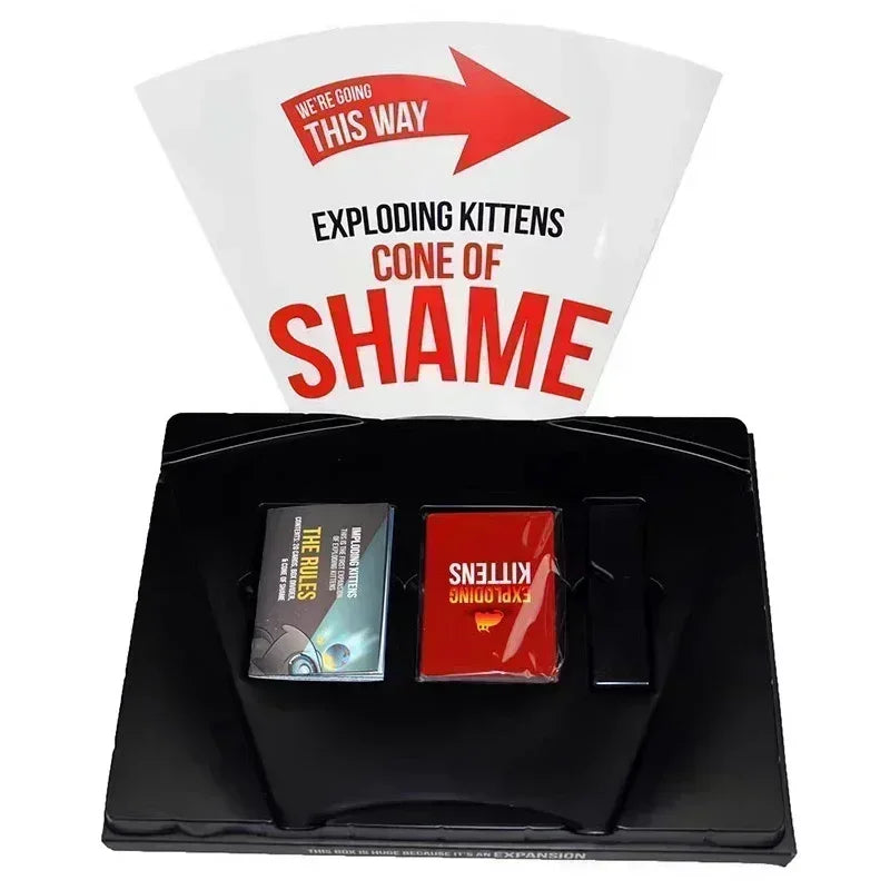 Exploding Kittens 4 em 1 Conjunto de Jogo de Tabuleiro para Festa em Família