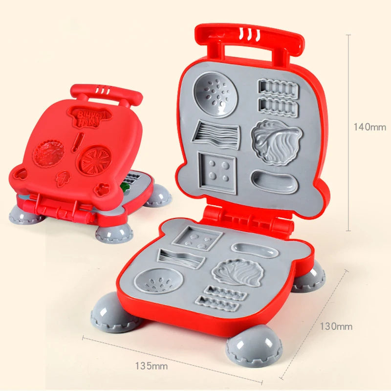 Brinquedo de argila colorida 3D para crianças