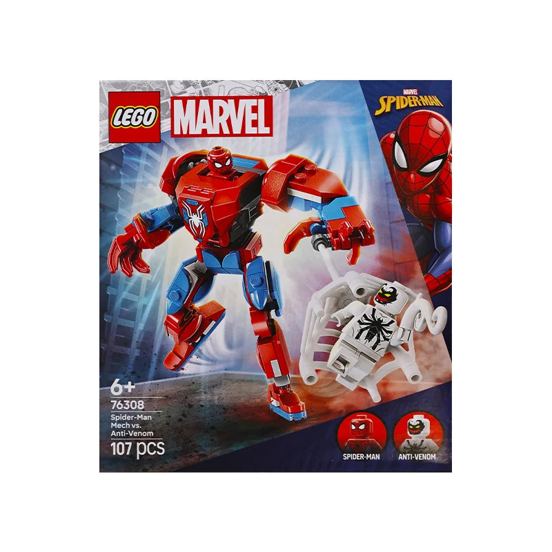 Lego 76308 Homem-Aranha Mecha Vs. Antivírus Marvel Série 2025