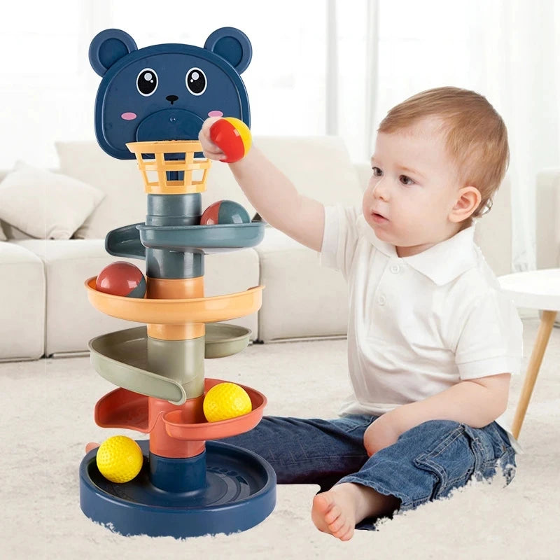 Brinquedo Montessori para Bebês Bola Rolante