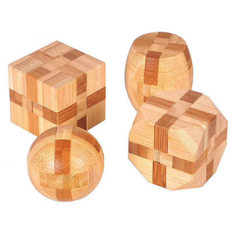 Quebra-cabeça de QI, brinquedo educacional para crianças, jogo de quebra-cabeça 3D